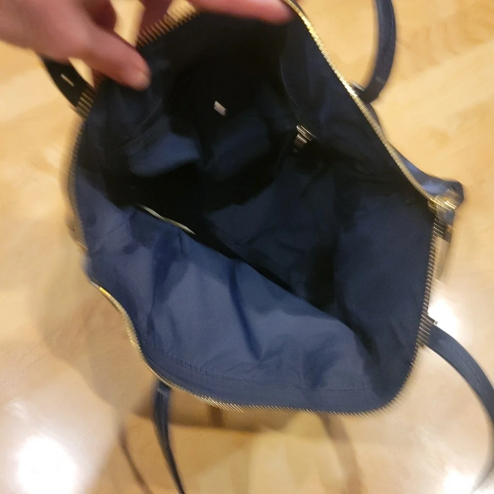 Kate Spade New York Watson Lane Small Night Rose Maya Tote Blue